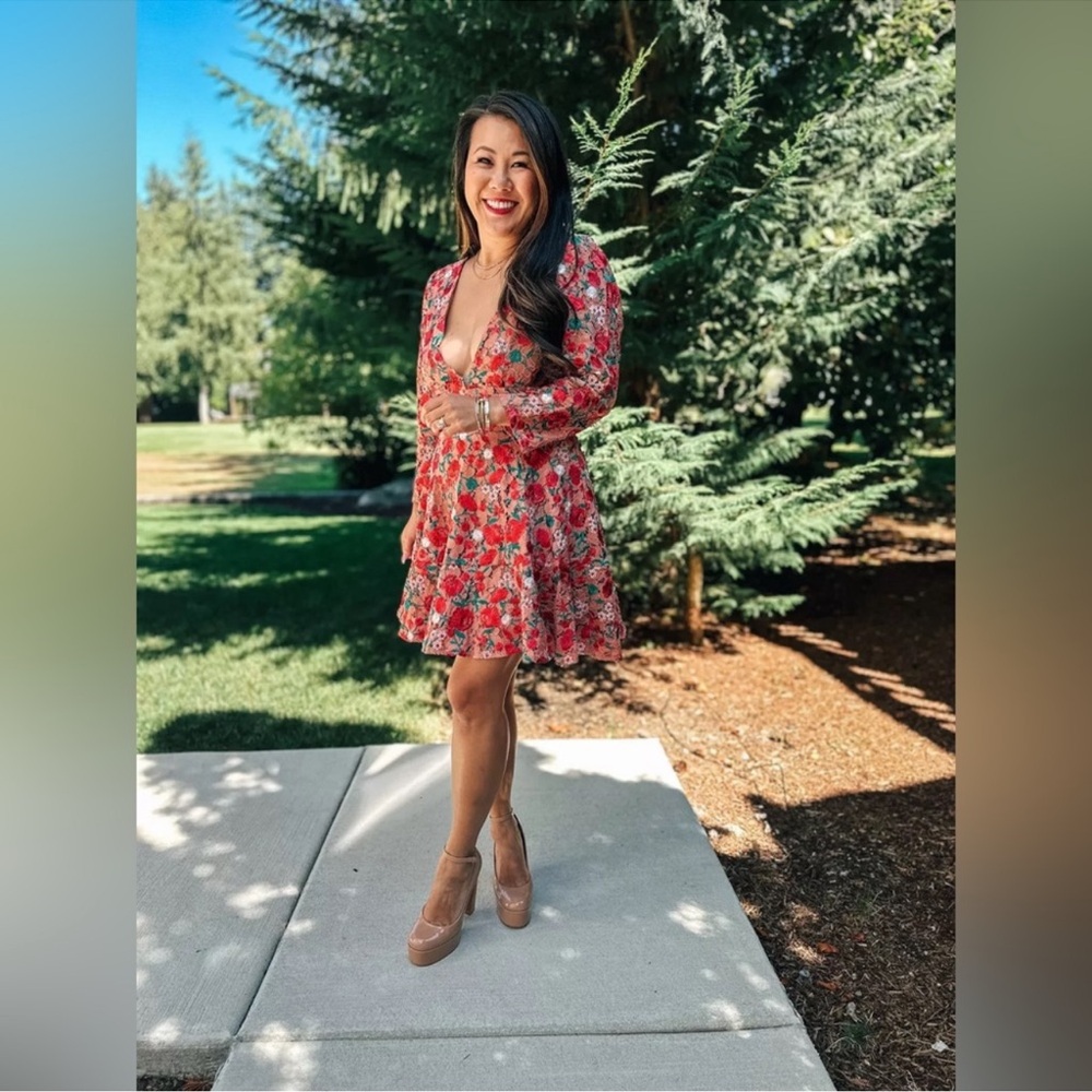 Revolve Lovers and Friends Vira Dress in Dark Nude - Picture 7 of 13